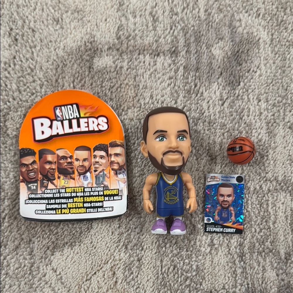 NBA Ballers Action Figure with Blue and Purple Outfit